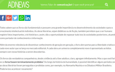 E se os livros fossem proibidos? – ADNews