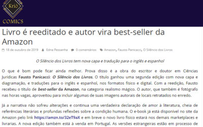 Kriô Comics – Publica sobre o livro “O Silêncio dos Livros”