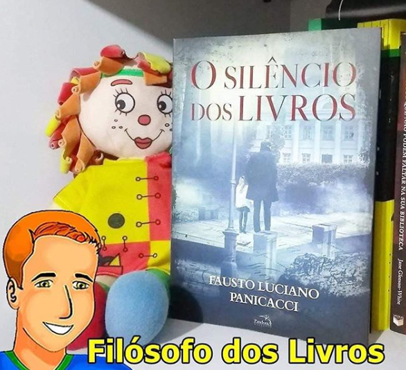 O IG @filosofodoslivros1975 fez uma resenha sobre o meu livro “O Silêncio dos Livros”